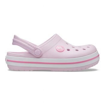 Saboți Crocs Crocband Kid's New Clog Roz - Ballerina Pink de firma originali