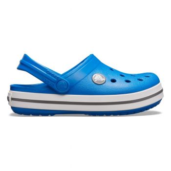 Saboți Crocs Crocband Toddlers New Clog Albastru - Bright Cobalt/Charcoal de firma originali