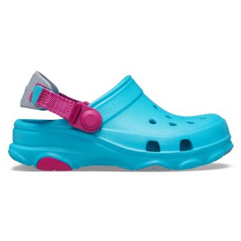 Saboți Crocs Kids' Classic All-Terrain Clog Albastru deschis - Digital Aqua