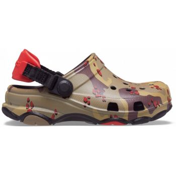 Saboți Crocs Kids' Classic All-Terrain Desert Camo Clog Multicolor - Camouflage de firma originali