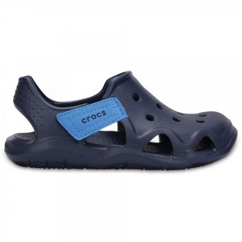 Saboți Crocs Swiftwater Wave Kids Albastru - Navy