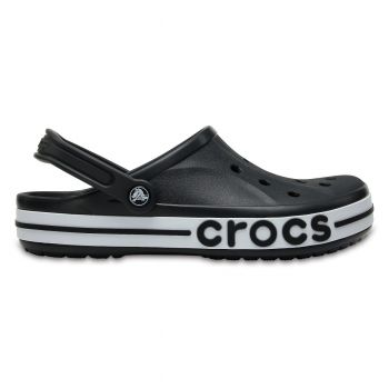 Saboti Crocs Bayaband Clog Negru - Black/White ieftini