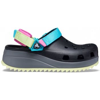 Saboti Crocs Classic Hiker Clog Negru - Black/Multi