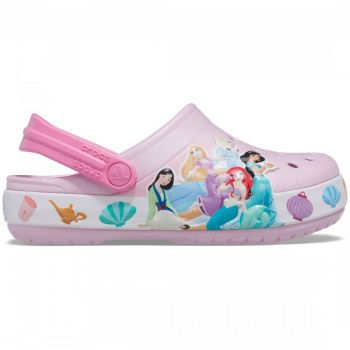 Saboti Crocs Fun Lab Disney Princess Lights Clog Roz - Ballerina Pink