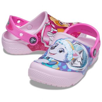 Saboti Crocs Fun Lab Paw Patrol Patch Clog Roz - Ballerina Pink de firma originali