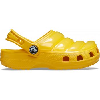 Saboti Crocs Kids' Classic Neo Puff Clog Galben - Canary