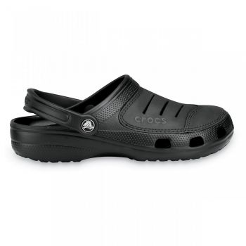 Saboti Crocs Men's Bogota Clog Negru - Black/Black de firma originali