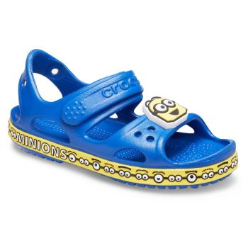 Sandale Crocs Fun Lab Crocband II Minions Sandal Albastru - Blue Jean ieftine