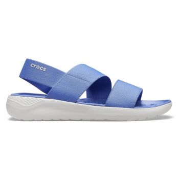 Sandale Crocs LiteRide Stretch Sandal Albastru - Lapis/White ieftine