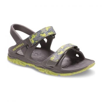 Sandale Merrell Hydro Drift Sandal Gri - Grey/Lime ieftine