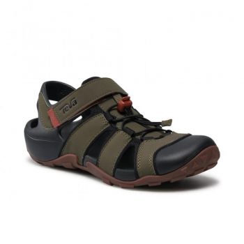 Sandale Teva Men's Flintwood Verde - Dark Olive ieftine