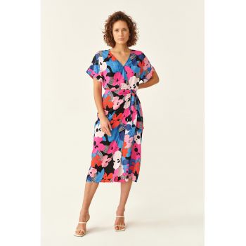 Rochie midi cu imprimeu floral