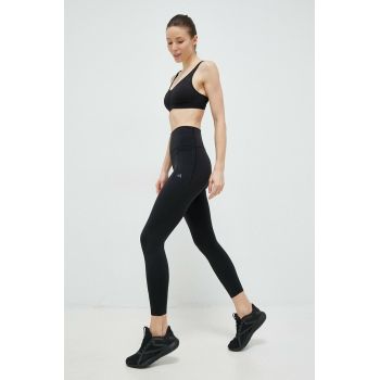 adidas Performance leggins de antrenament Optime culoarea negru, neted