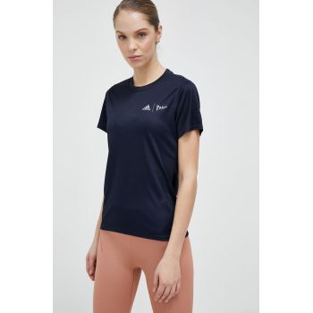 adidas Performance tricou de alergare x Parley culoarea albastru marin ieftin