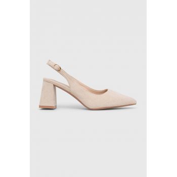 Answear Lab pumps culoarea bej