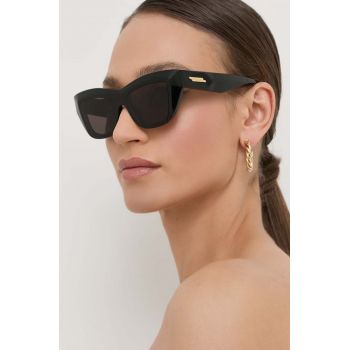 Bottega Veneta ochelari de soare femei, culoarea negru