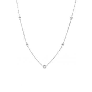 Colier de argint cu zirconia