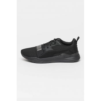 Pantofi sport din material textil cu imprimeu logo Wired Run Pure