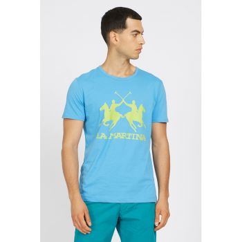 Tricou regular fit cu imprimeu logo