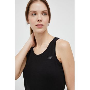 4F top femei, culoarea negru
