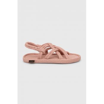 Bohonomad sandale Bodrum femei, culoarea roz, BOD.0060.WRS