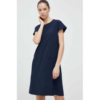 Helly Hansen rochie culoarea bleumarin, mini, drept 34375