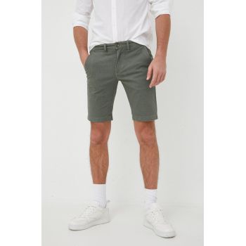 Pepe Jeans pantaloni scurti Charly barbati, culoarea verde ieftini