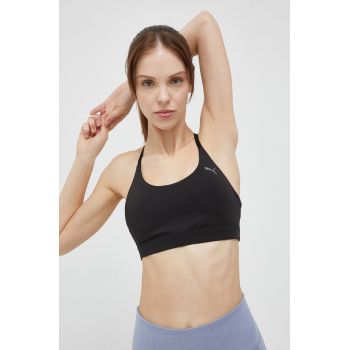 Puma sutien yoga Studio culoarea negru, neted