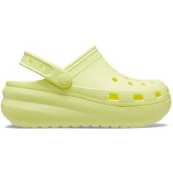 Saboți Classic Crocs Cutie Clog Kids Verde - Sulphur de firma originali