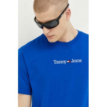 Tommy Jeans tricou din bumbac cu imprimeu