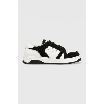 Answear Lab sneakers din piele culoarea alb