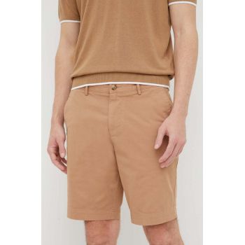 BOSS pantaloni scurti barbati, culoarea bej