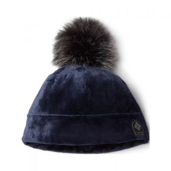 Căciulă Columbia Fire Side Plush Beanie Albastru - Dark Nocturnal ieftina