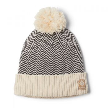 Căciulă Columbia Palmer Peak Pom Beanie Alb - Chalk