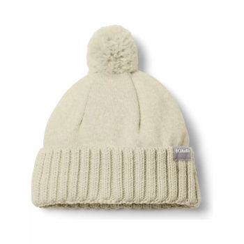 Căciulă Columbia Sweater Weather Pom Beanie Alb - Chalk de firma originala