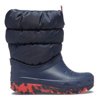 Cizme Crocs Toddler Classic Neo Puff Boot Bleumarin - Navy de firma originale