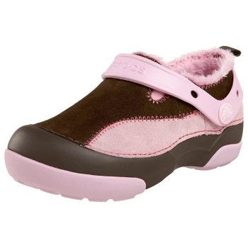 Pantofi Crocs Dawson Kids Maro - Chocolate/Bubblegum de firma originali