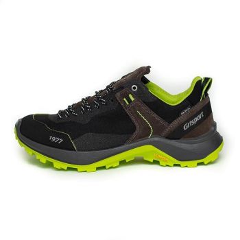 Pantofi Grisport Berlinite Negru - Black/Volt Green de firma originala