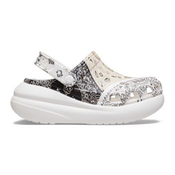 Saboți Crocs Classic Crush Bandana Clog Maro - Chai/Multi de firma originali