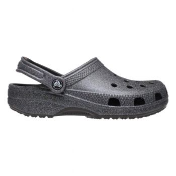 Saboți Crocs Classic Glitter II Clog Negru - Black de firma originali