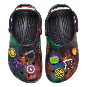 Saboți Crocs Classic Marvel Avengers Clog Kids Negru - Black ieftini