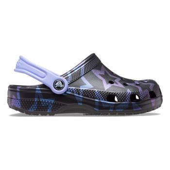 Saboti Crocs Classic Disco Dance Party Clog Kids Negru - Stars/Black ieftini