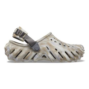 Saboti Crocs Classic Echo Marbled Clog Bej - Bone/Multi de firma originali