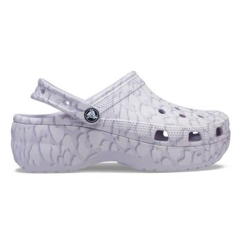 Saboti Crocs Classic Platform 4 Her Clog Mov - Mauve Mist ieftini