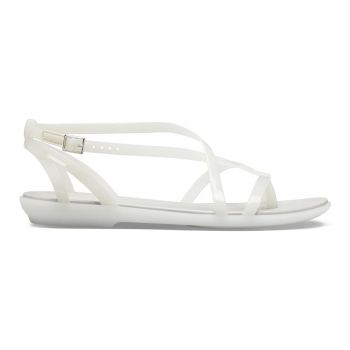 Sandale Crocs Isabella Gladiator Sandal Alb - Oyster/Pearl White ieftine