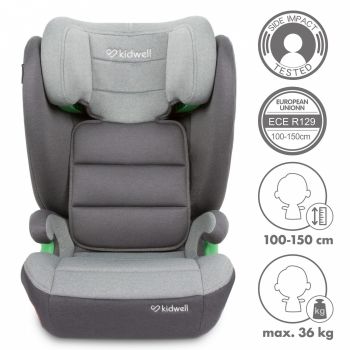 Scaun auto cu Isofix 15-36 Kg Kidwell Weston Dark Gray i-Size