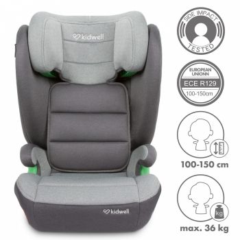 Scaun auto cu Isofix 15-36 Kg Kidwell Weston Dark Gray ieftin