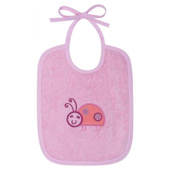 Set 3 Bavete din bumbac cu inchidere prin snur Pink