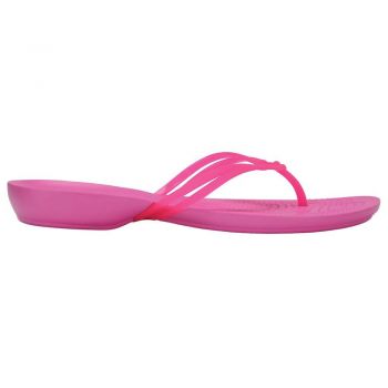 Slapi Crocs Isabella Flip Roz - Vibrant Pink