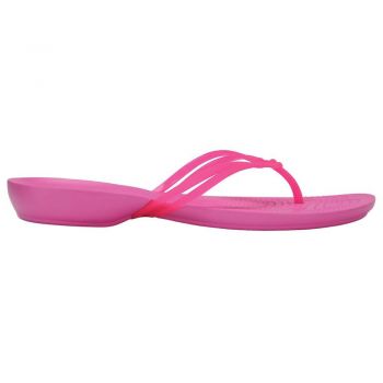 Slapi Crocs Isabella Flip Roz - Vibrant Pink ieftini